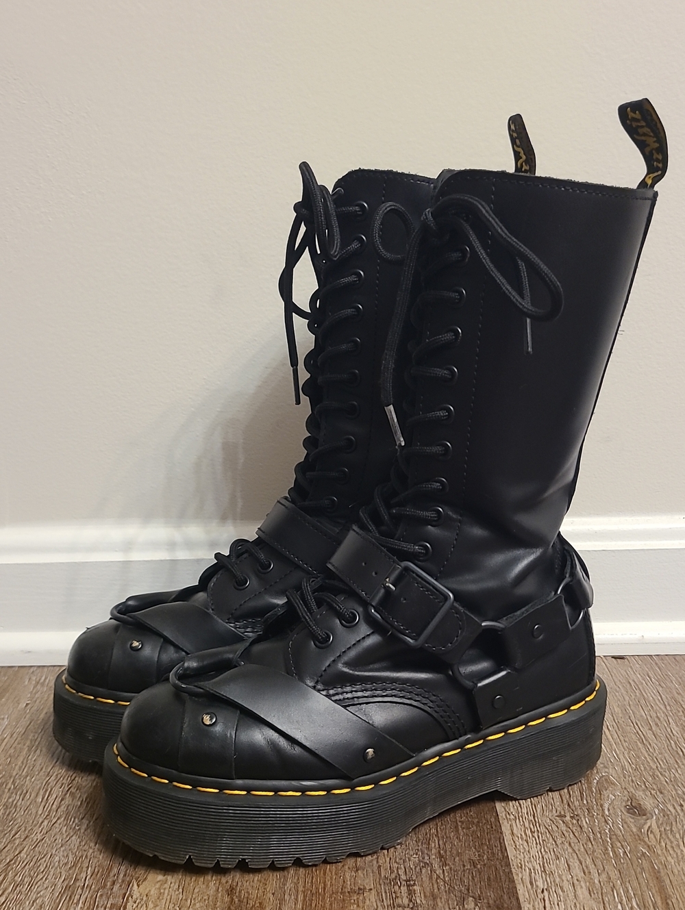 Dr Martens 1914 Quad Harness Platform Boots